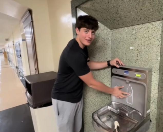 Testing Water Fountains at LFHS